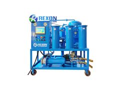 REXON TYA ภาพรวมสภาพการทำงานของเครื่องฟอกน้ำมันหล่อลื่นสุญญากาศ