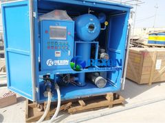 REXON ZYD-100 เครื่องฟอกน้ำมันเครื่องหม้อแปลงสุญญากาศสองขั้นตอนทำงานได้อย่างน่าเชื่อถือในอิรัก